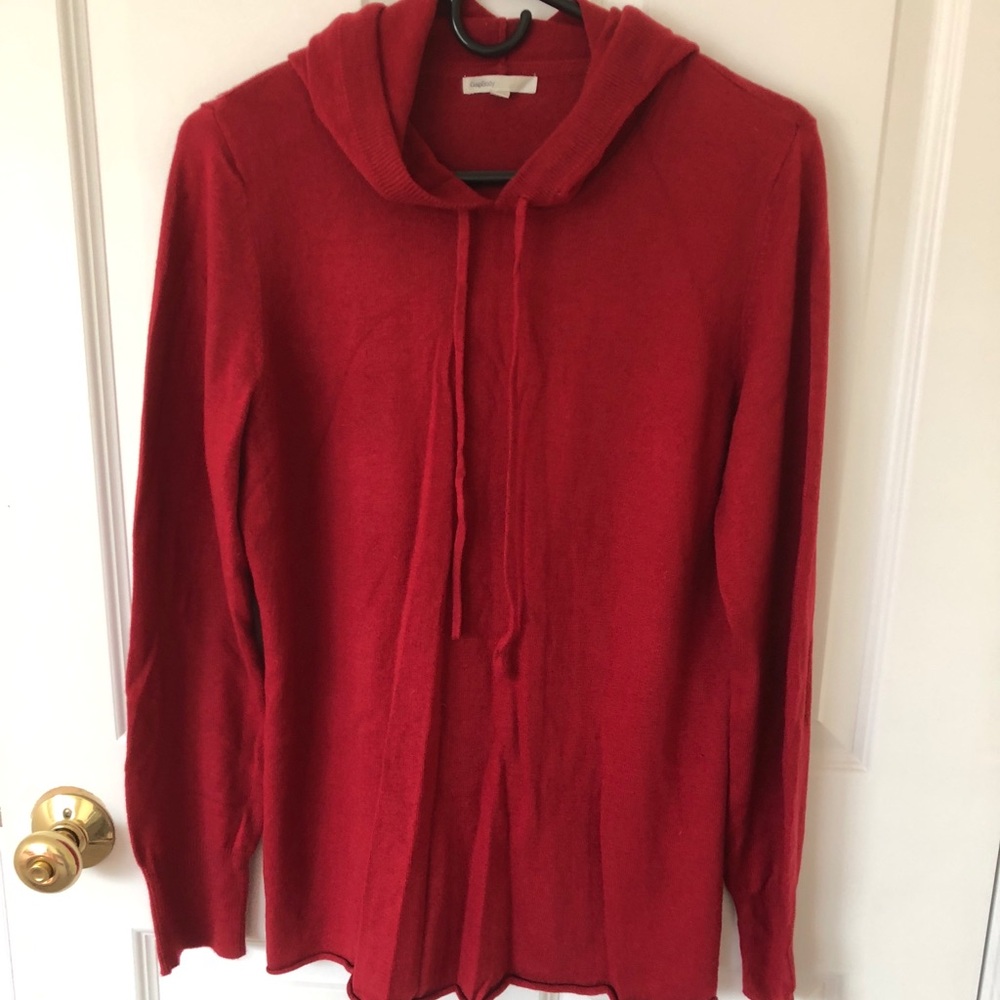 Gap knit hoodie